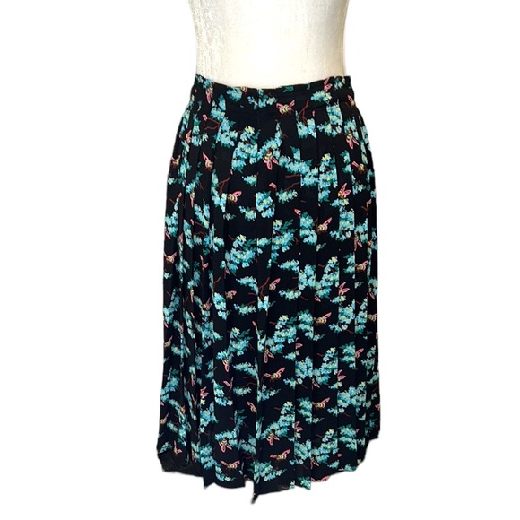 J. Crew Botanical Bees Pleated Midi Skirt - 4 - Picture 10 of 15
